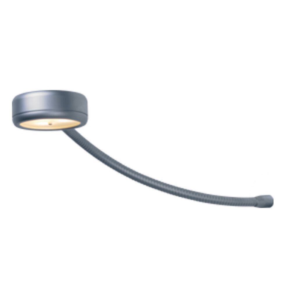 LED-Flexleuchte 05-G, 300mm, chrom-glanz, rot/warmweiß, 10-30V DC, max. 3W, mit Dimmer, Gewinde