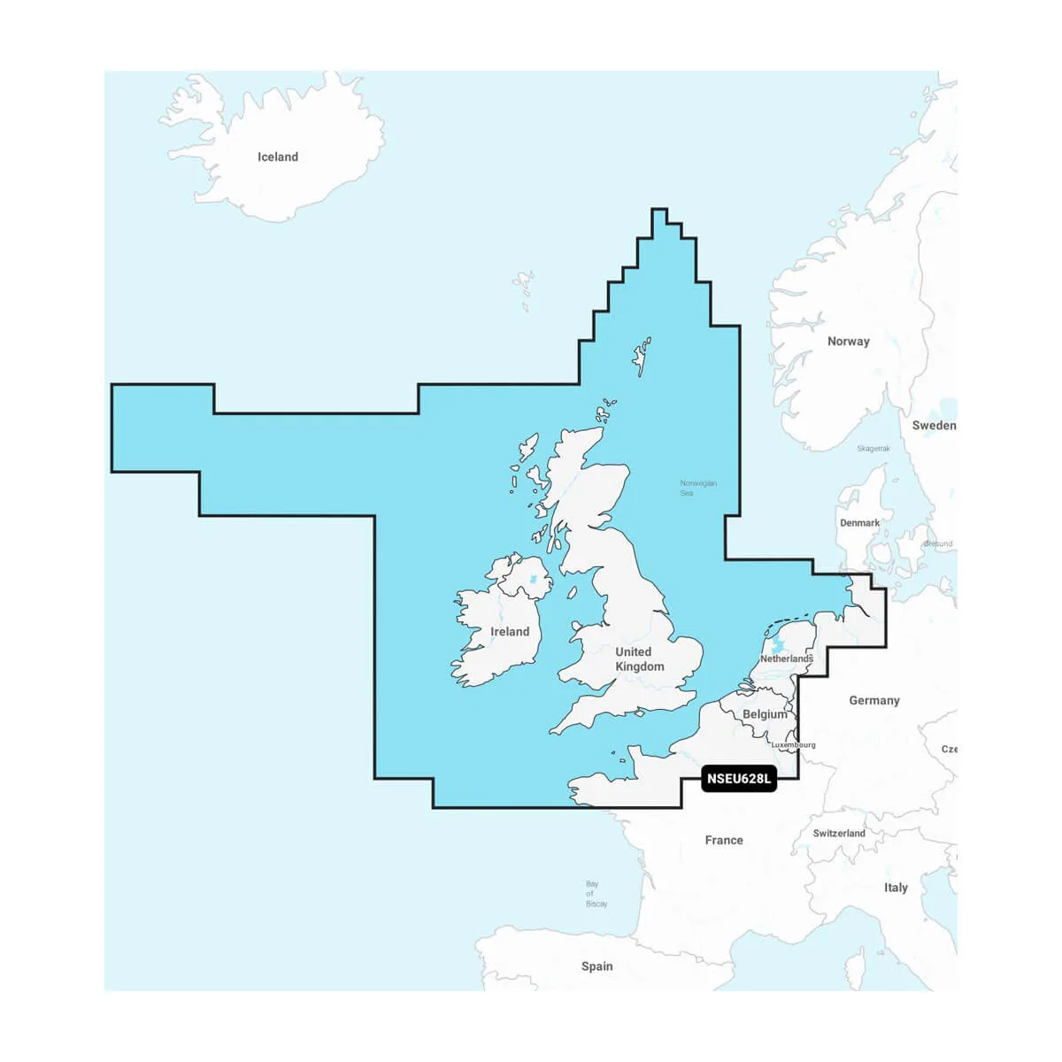 Garmin Navionics+ NSEU628L U.K., Irland & Holland Seekarte