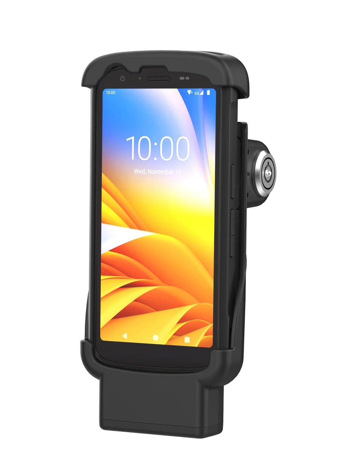 RAM Mounts Form-Fit Halteschale (Schlüsselverriegelung) für Zebra TC22 & TC27 - In Rugged Boot