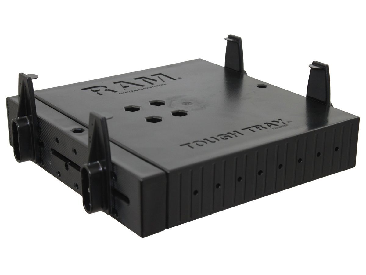 RAM Mounts Tough-Tray mit flachen Seitenarmen Universal Laptop-Halterung für 10-16 Zoll - AMPS-Lochmuster