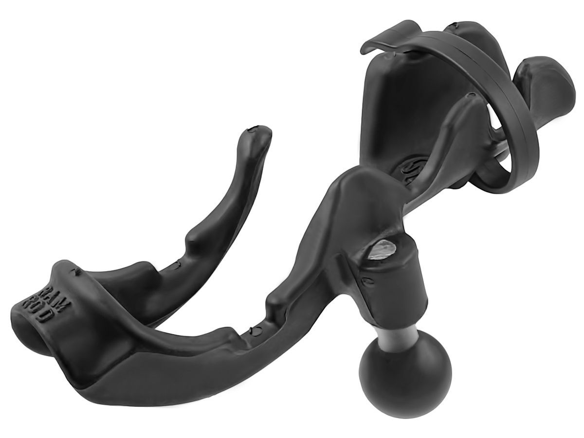 RAM Mounts Rod 2000 Angelrutenhalter mit C-Kugel (1,5 Zoll) - im Polybeutel