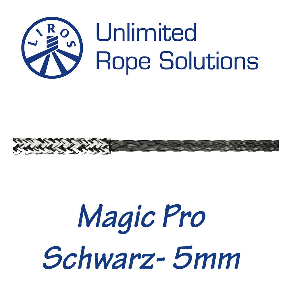 Liros Magig Pro Preis/Meter schwarz 5mm