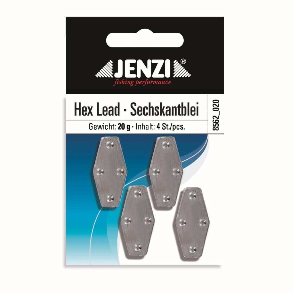 Jenzi Sechskantblei, verpackt Anzahl 4 St/SB 20 g