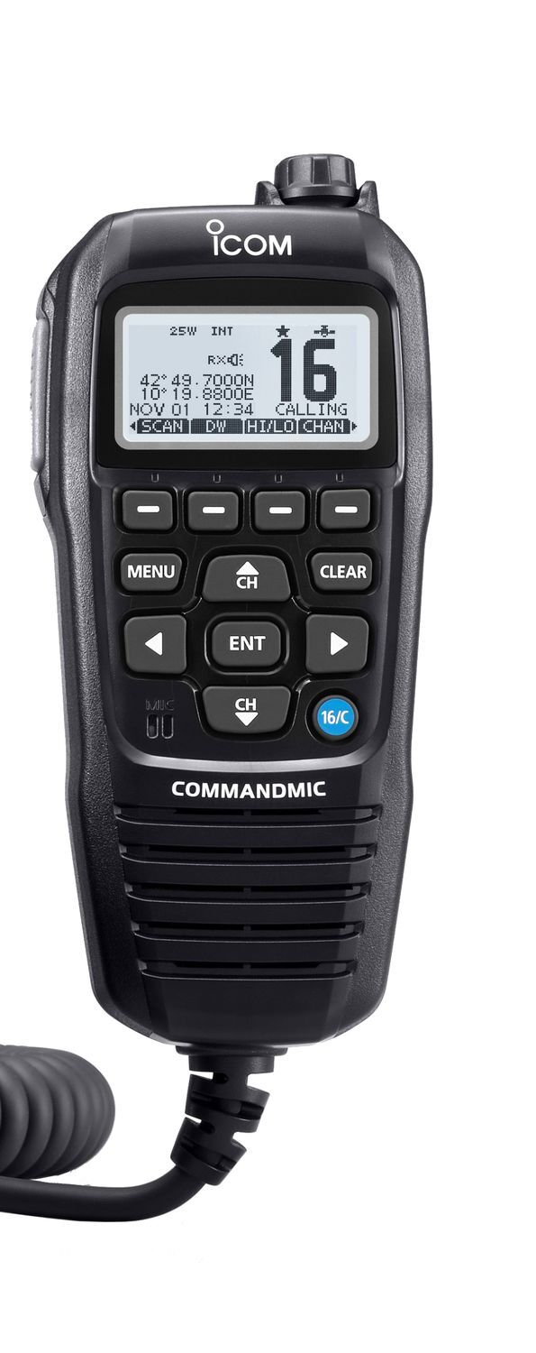 Icom HM-195GB kabelgebundenes Zweitbedienteil (grau) Icom HM-195GB kabelgebundenes Zweitbedienteil (grau)