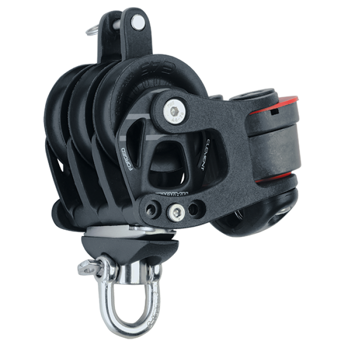 Harken 45mm Element Dreifachblock mit Hundsfott und Cam-Matic Harken 45mm Element Dreifachblock mit Hundsfott und Cam-Matic