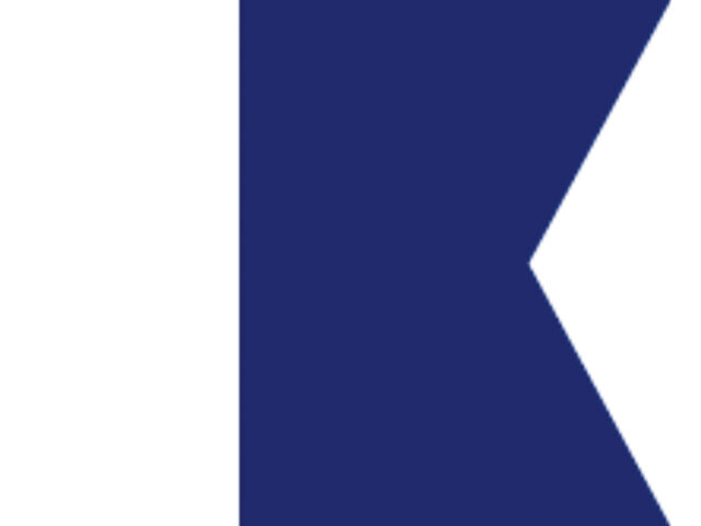 Talamex_Signalflagge_A Talamex Buchstabenwimpel Abm. 30 x 36 cm Signalflagge A