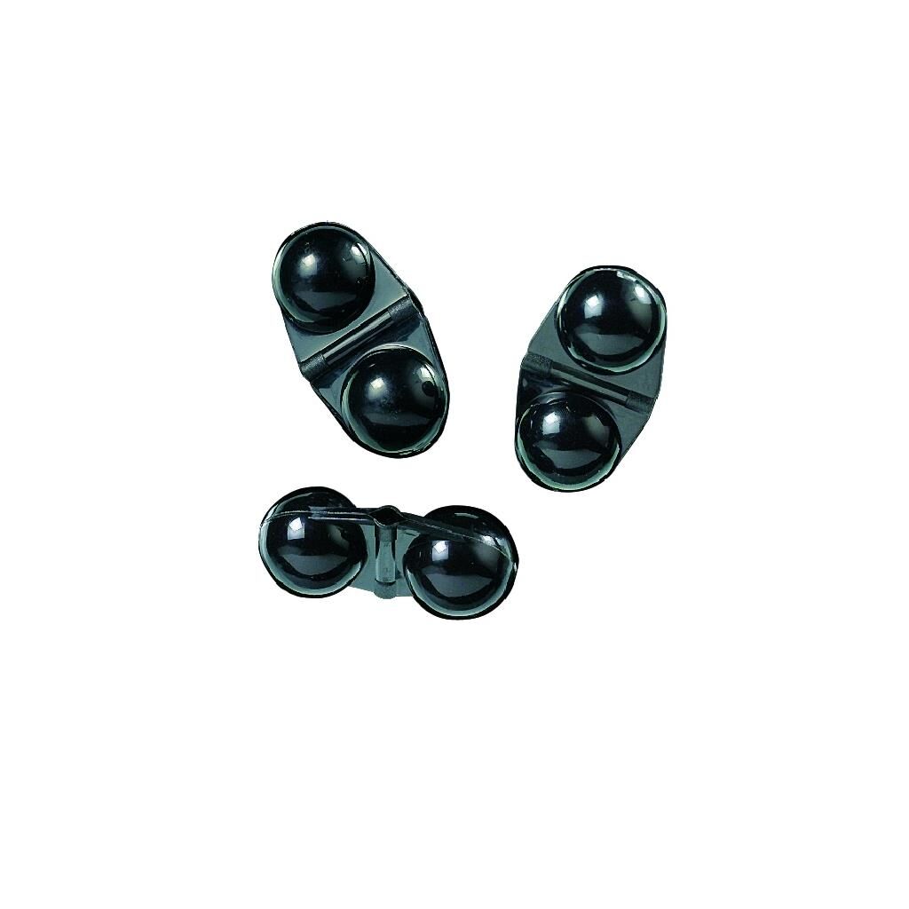 Jenzi Rattle-Beads für Vorfächer schwarz