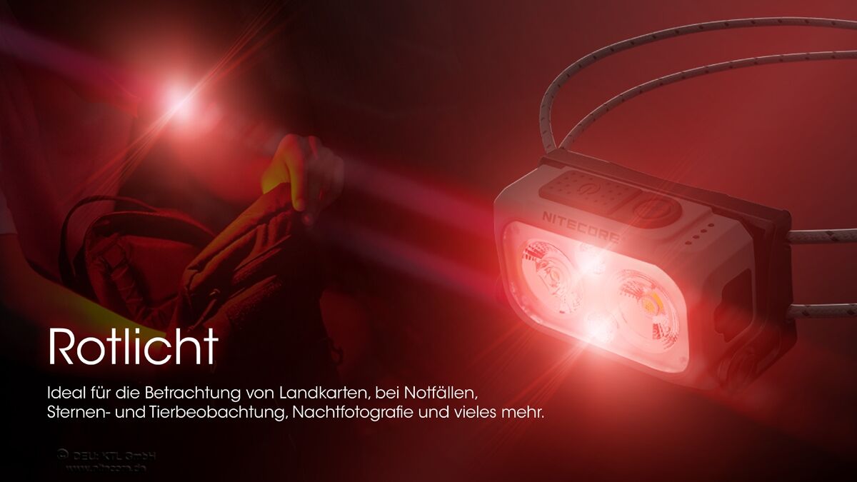 Nitecore NU21 - 360 Lumen, gelb