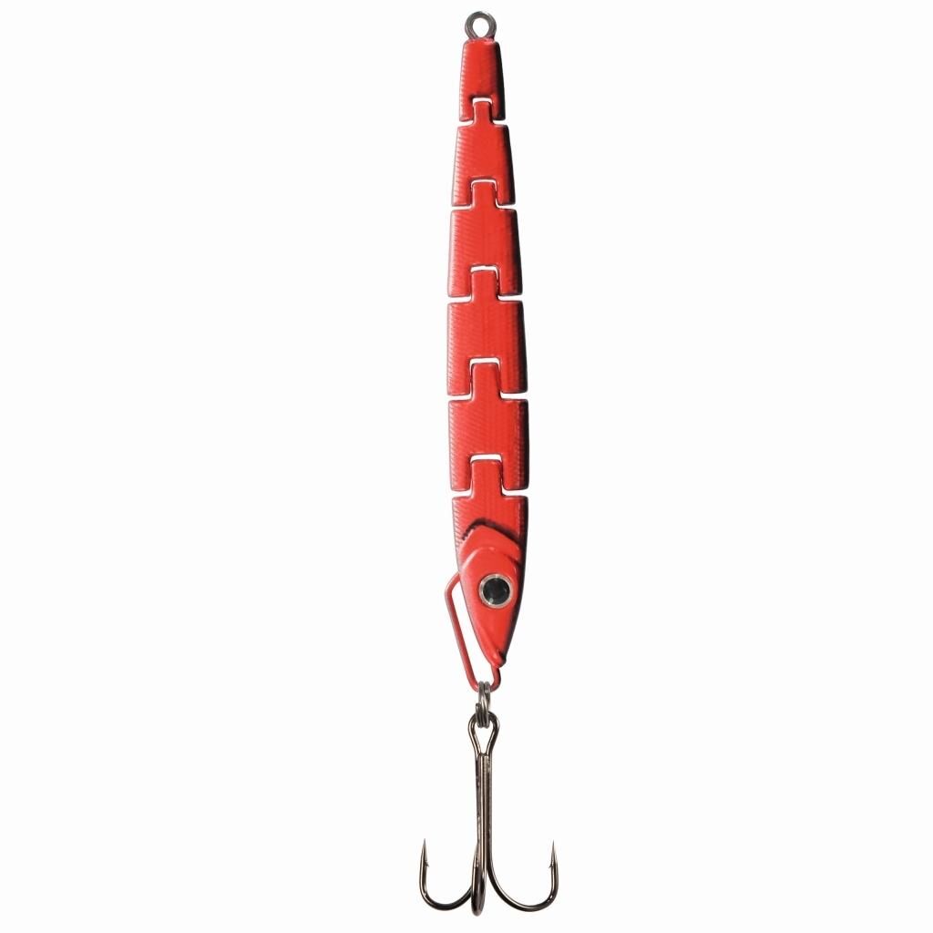 Jenzi Pilker Skeleton Schwarz-Rot-Silber-Glitter