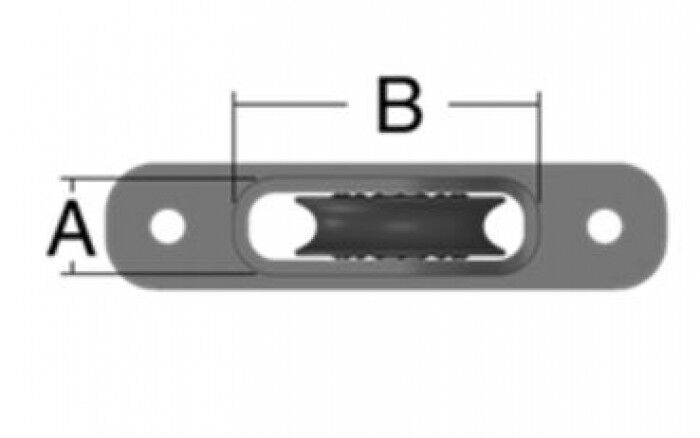 Harken 30 mm Protexit In-Deck Doppelblock