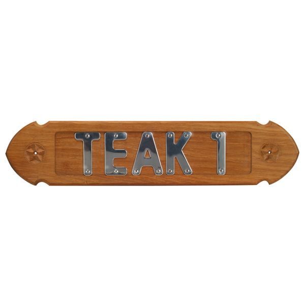 Roca Namensschild Teak 510x114mm Roca Namensschild Teak 510x114mm