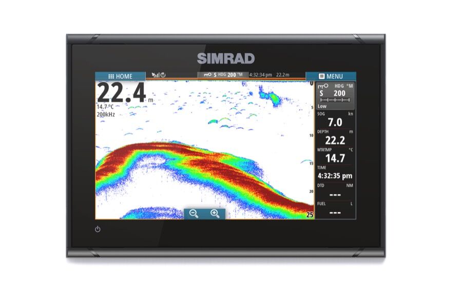 GO9_FF_Mounted_Fish_Simrad-GO9-XSE-Front-Facing-Mount_15303