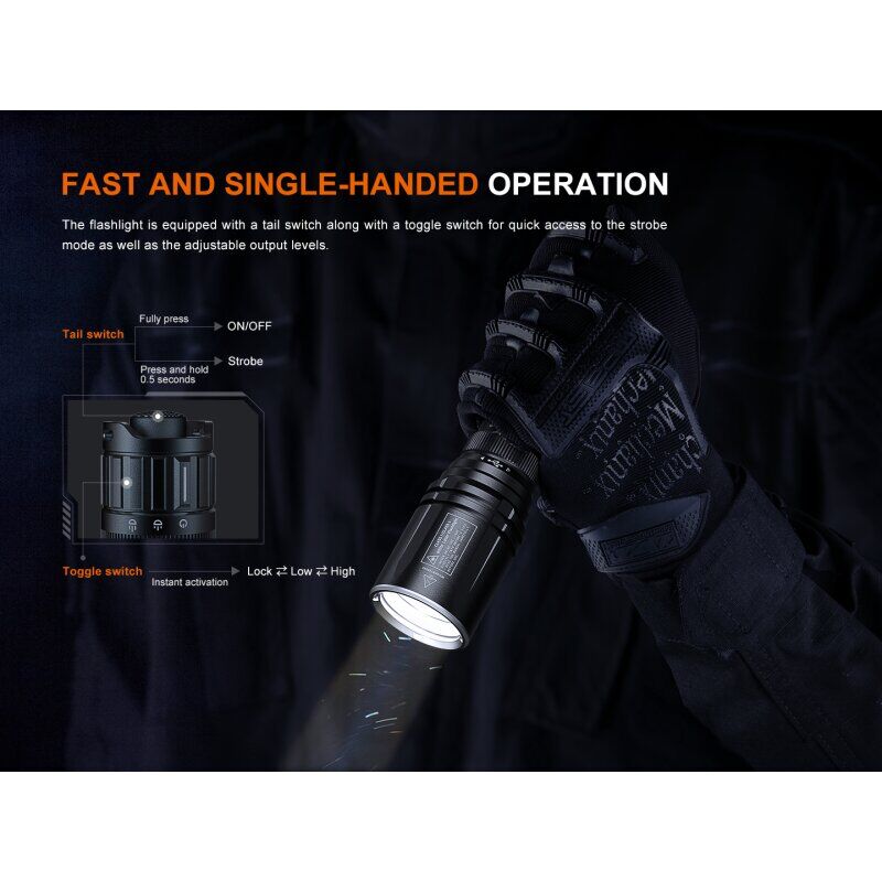 Fenix TK30R Taschenlampe mit weißem Laserlicht