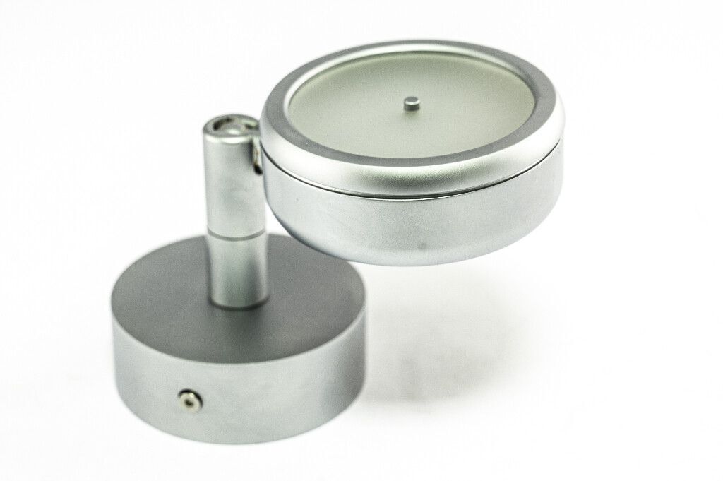 LED-Anbauleuchte F5, chrom-matt, rot/warmweiss, 10-30V DC, max. 3 W, mit integr.Dimmer