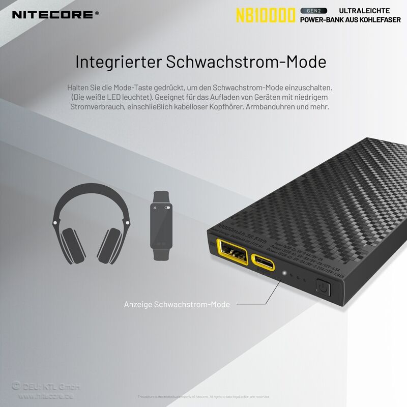 Nitecore Powerbank NB10000 GEN2 - 10000mAh