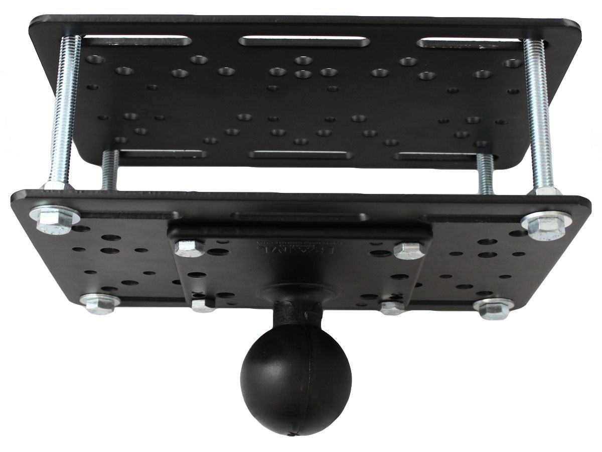 RAM Mounts Über-Kopf-Befestigung für Gabelstapler - inkl. VESA-Platte mit D-Kugel (2,25 Zoll)