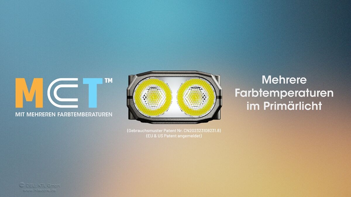 Nitecore TINI 3 - grau, 600 Lumen