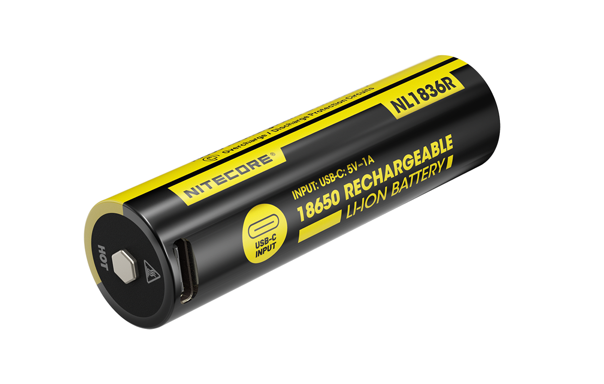 Nitecore Li-Ion Akku Typ 18650 - 3600mAh - NL1836R