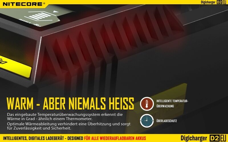 Nitecore Digicharger D2EU- EU-Version