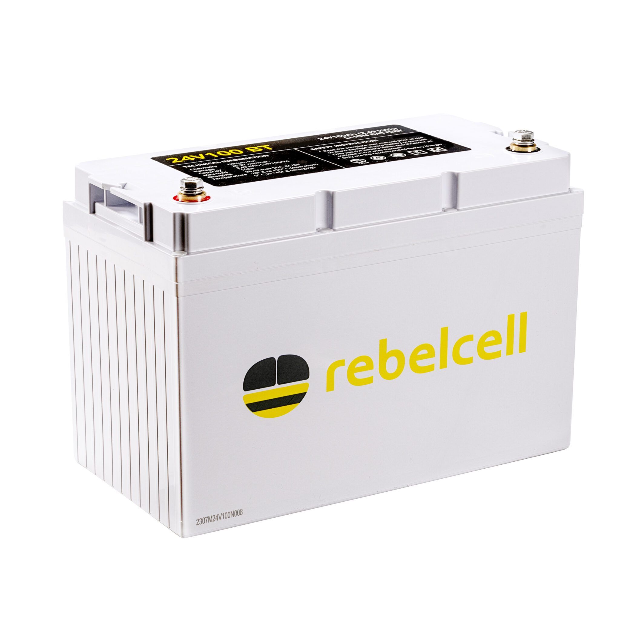 RebelCell 24V100 BT Lithium Batterie (24V 100Ah) 2,49kWh