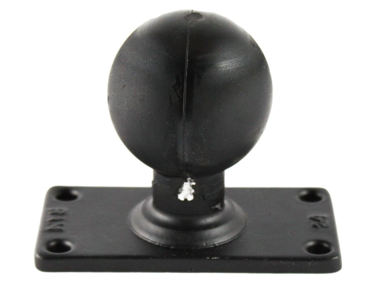 RAM Mounts rechteckige Basisplatte (2 x 4 Zoll) - D-Kugel (2,25 Zoll), im Polybeutel