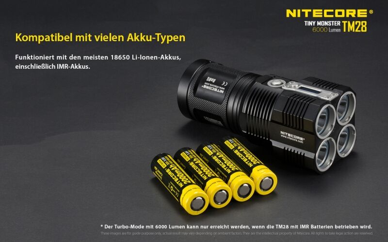 Nitecore TM28 - 6000 Lumen