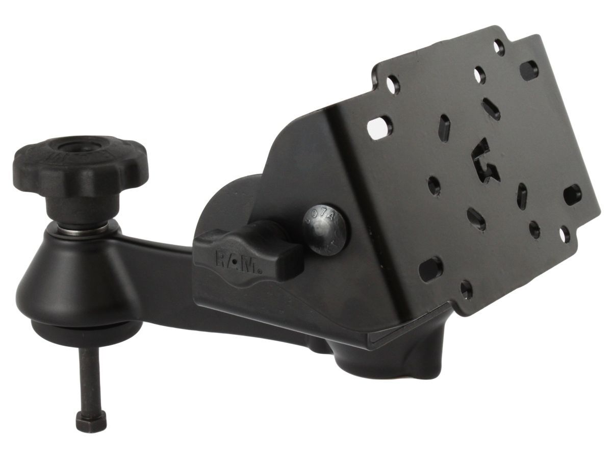RAM Mounts Schwenkarm-Erweiterung mit Tilt-N-Turn-Anbindung (90° Winkel) - diverse Lochraster