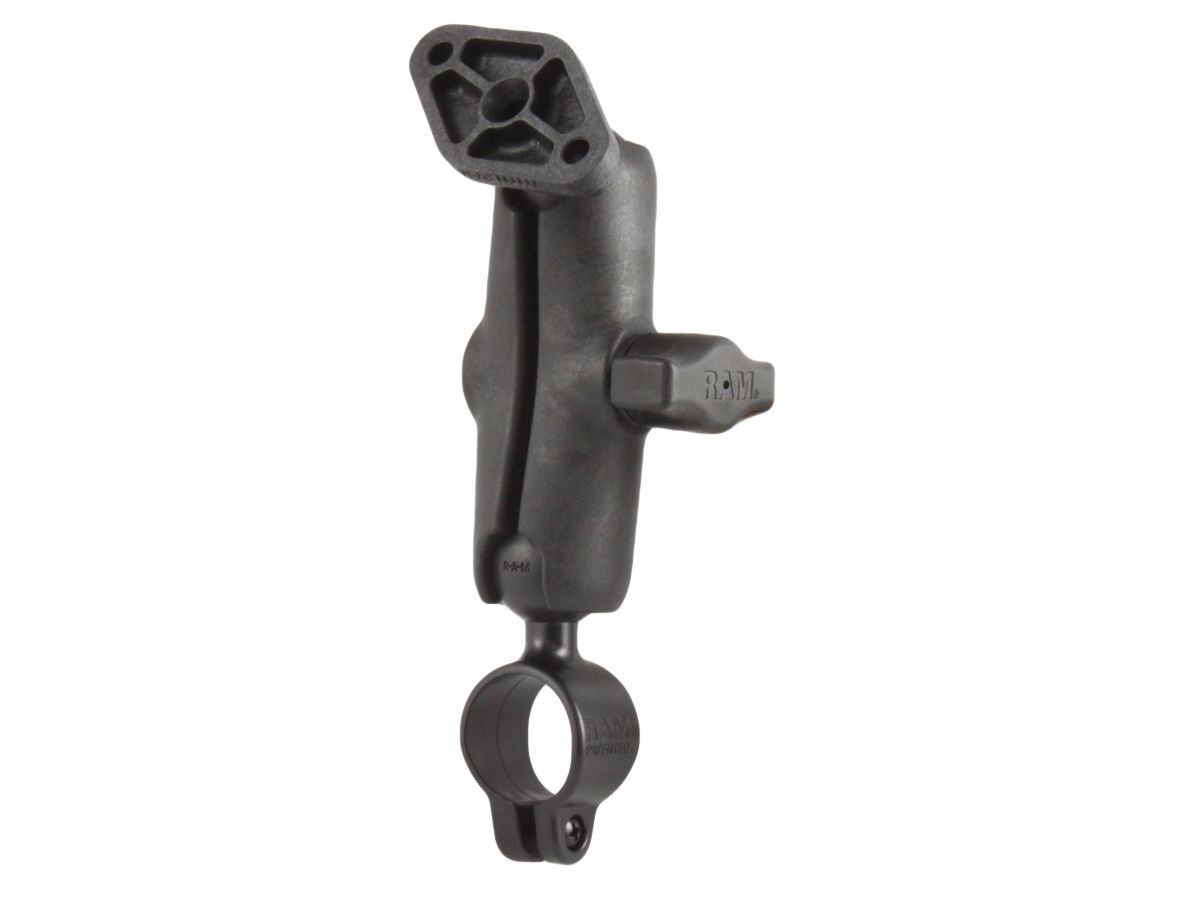RAM Mounts Verbundstoff-Set für Rohre/Stangen - Rohradapter, mittlerer Verbindungsarm, Diamond-Basisplatte (Trapez), B-Kugel (1 Zoll), im Polybeutel