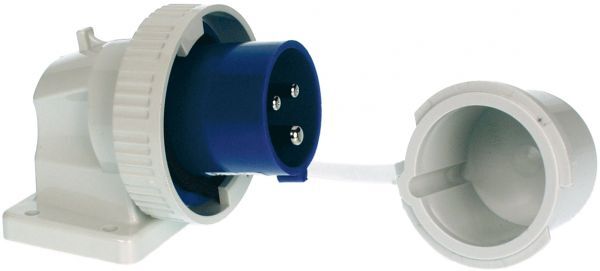 1217 Einspeisungs-Wandgerätestecker, wasserdicht (IP 67) in Verbindun