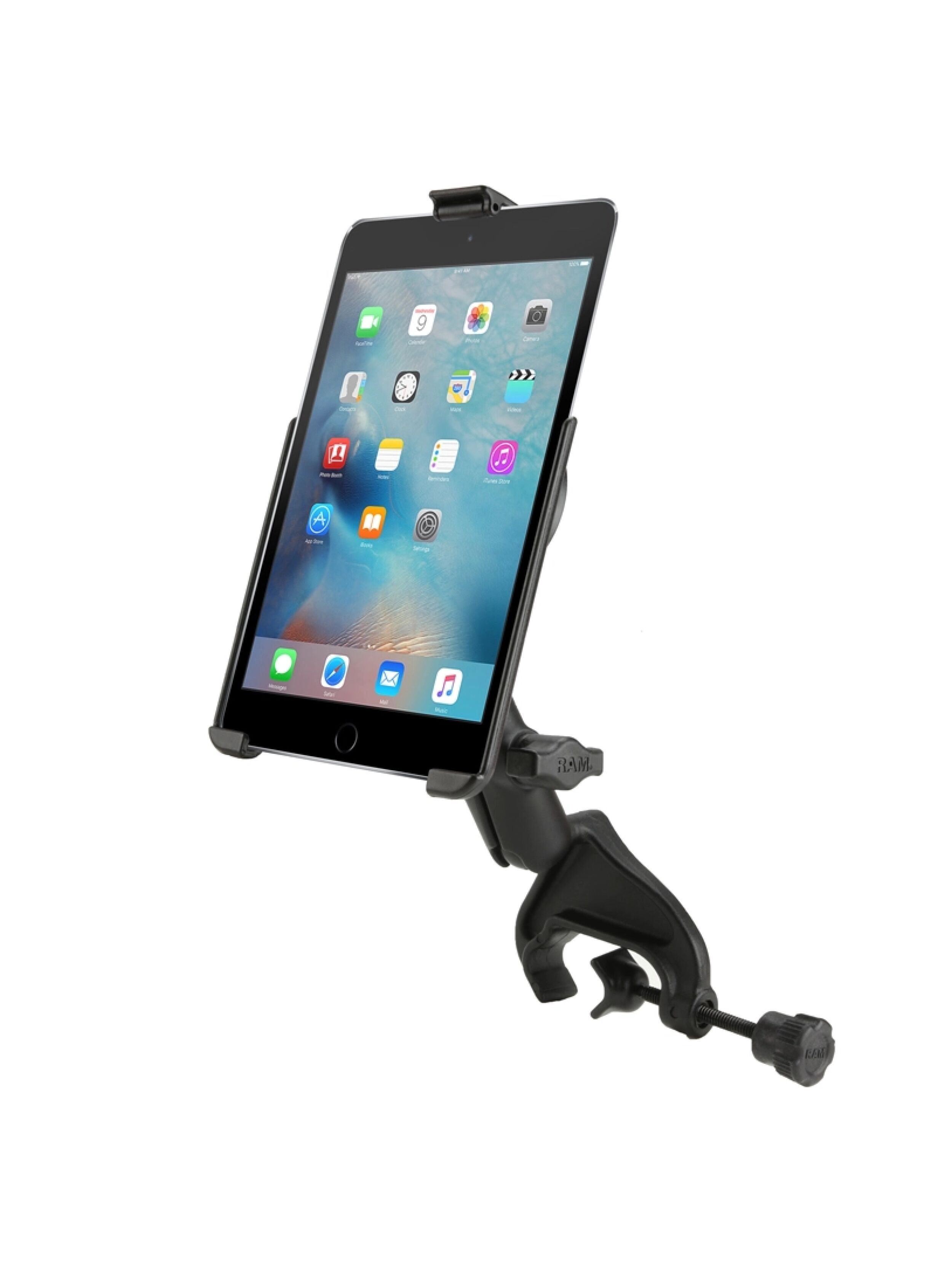 RAM Mounts Luftfahrt-Halterung Apple iPad mini 4/5 - B-Kugel (1 Zoll), mit Steuerhornklammer