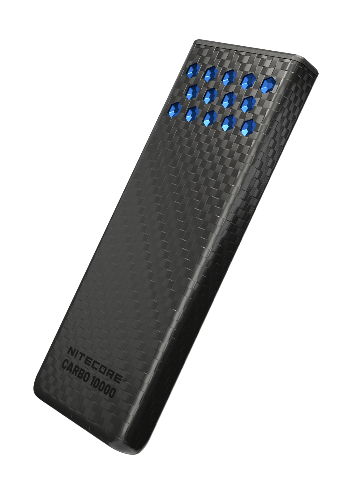 Nitecore Powerbank CARBO10000 GEN2, blau - 10000mAh