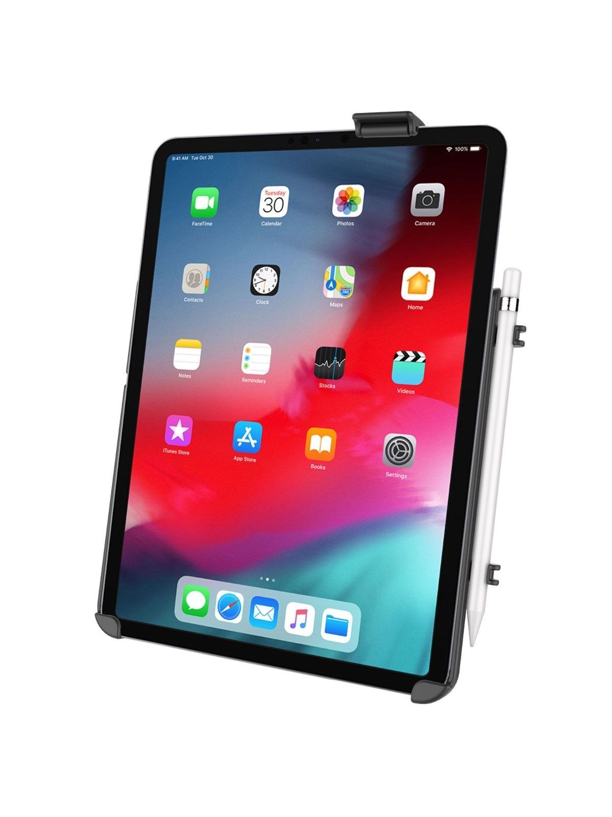 RAM Mounts EZ-Roll'r Form-Fit Halteschale für Apple iPad Pro 11" (1-4 Gen.), Air 4, 5 & Air 11" (M2 & M3) - Ohne Schutzhülle - AMPS