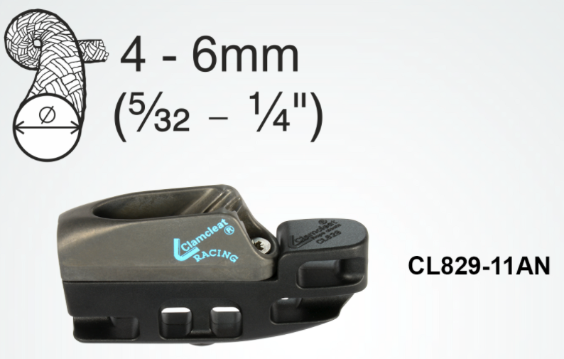 Clamcleat Kite Surf Klemme CL829-11