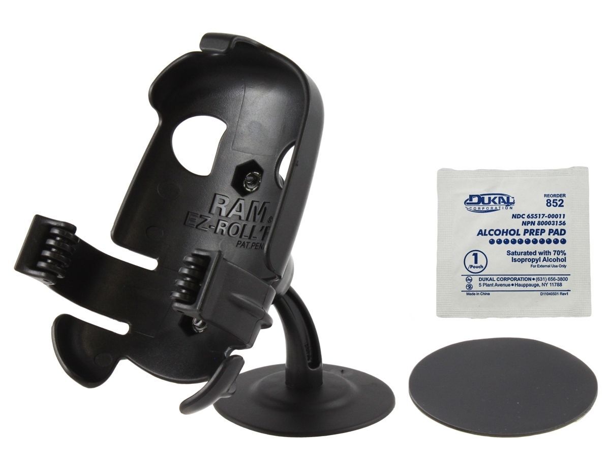RAM Mounts Aufbau-Halterung Lil Buddy für Magellan Explorist - Klebesockel, Halteschale, Schrauben-Set