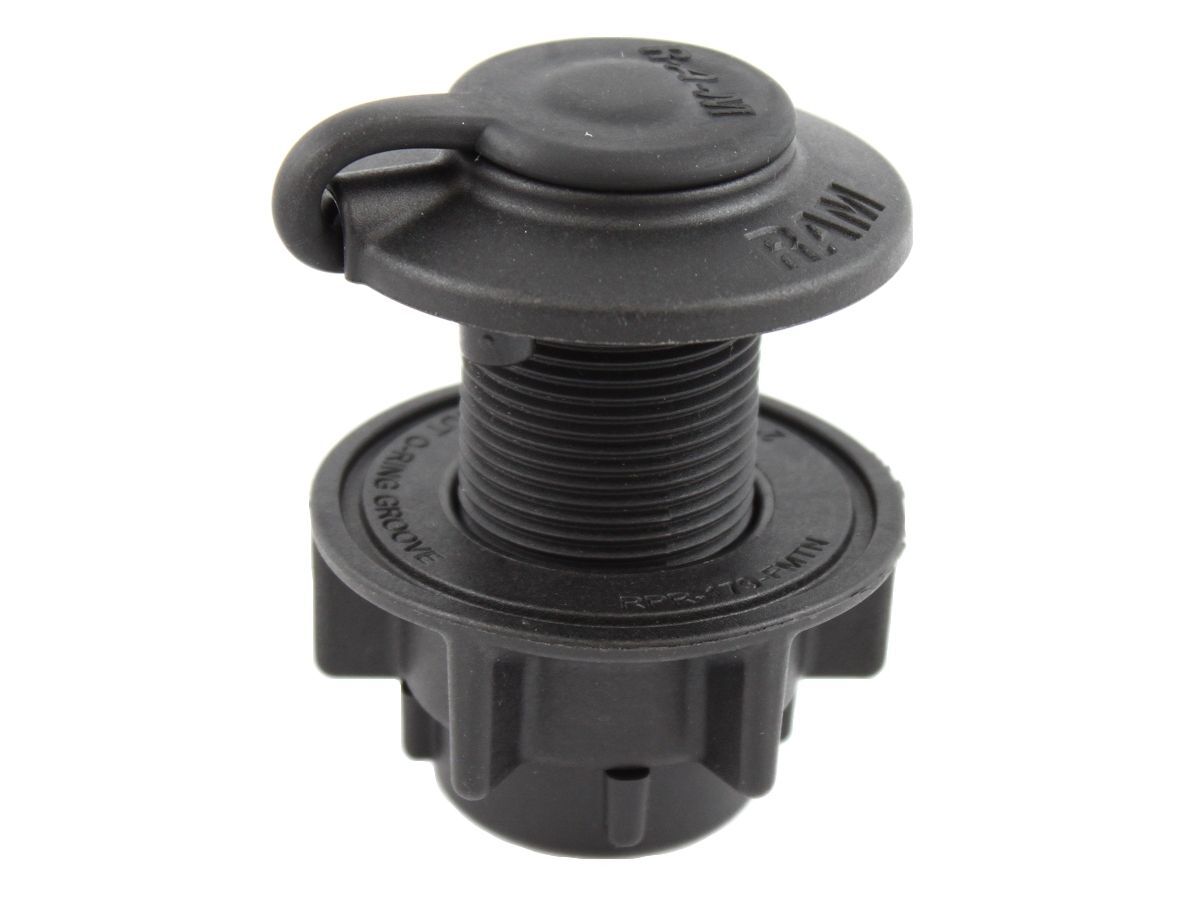 RAM Mounts Flush-Basis (rund) für Angelrutenhalter - mit Abdeckkappe