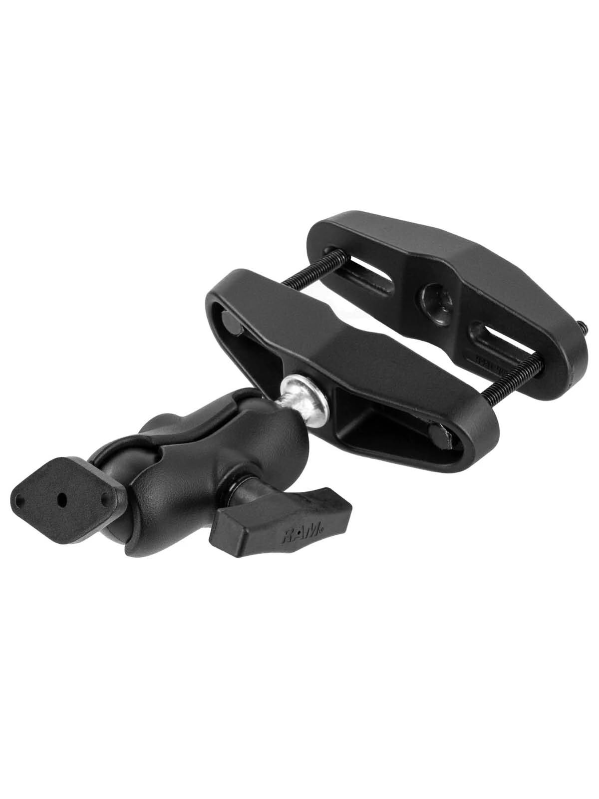 RAM Mounts Schraubklemmen-Set - C-Kugel (1,5 Zoll), kurzer Arm, Klemmbereich 44,5-101,6 mm, 2-Loch AMPS