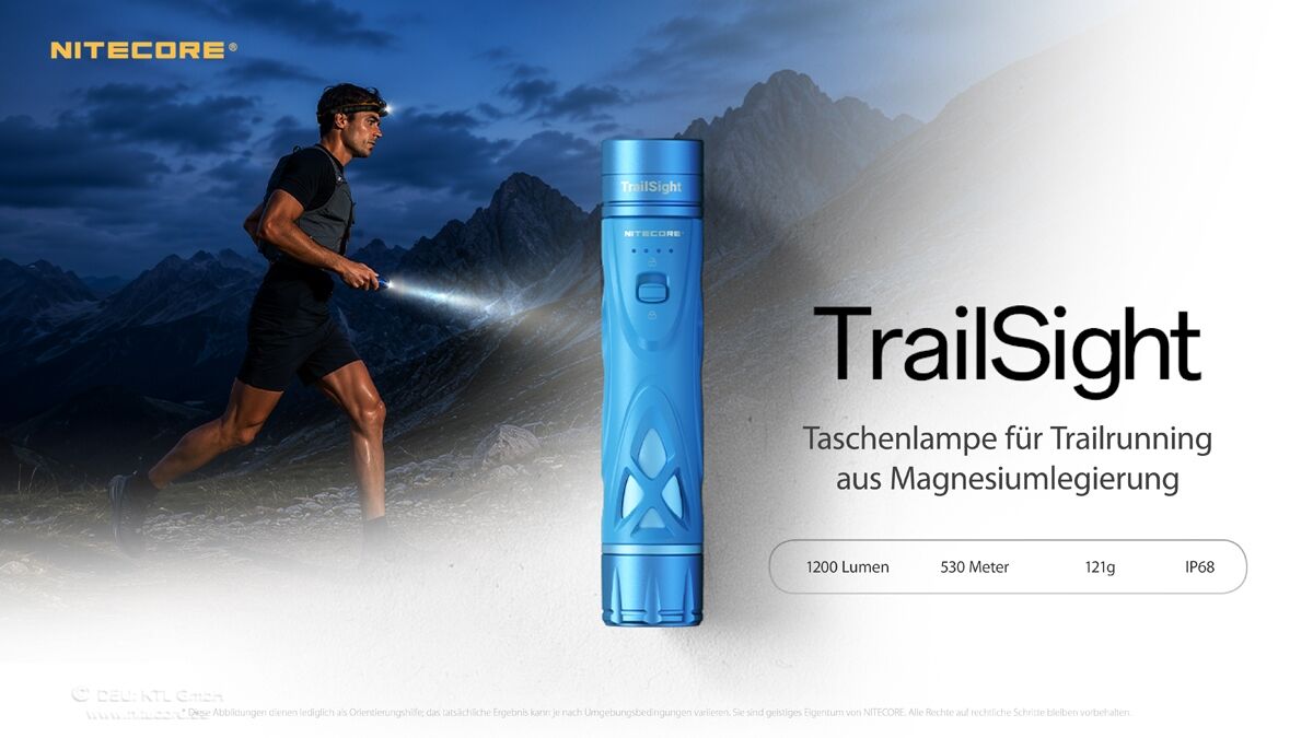 Nitecore Trailsight - 1200 Lumen, grün