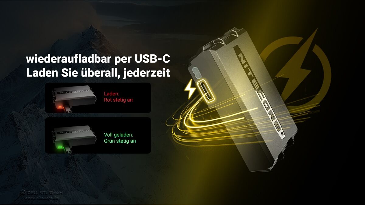Nitecore HLB2500 Akkupack - 2500mAh, kältbeständig