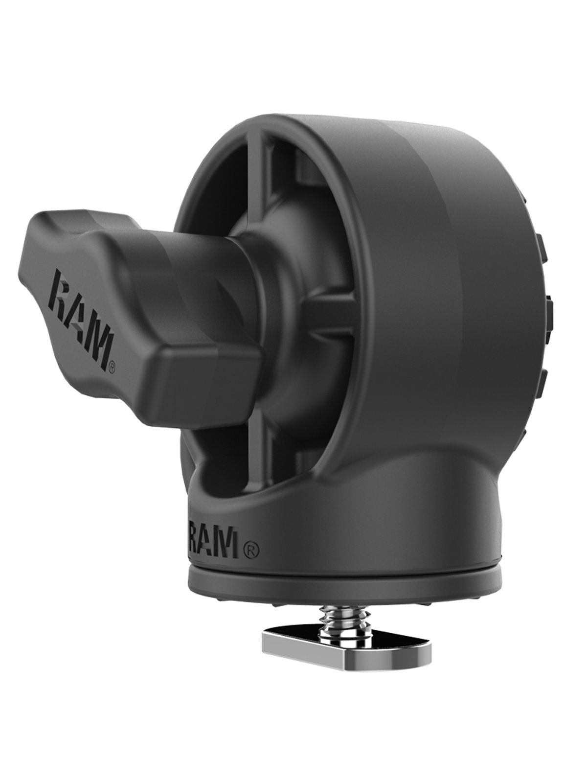 RAM Mounts Verbundstoff Ratchet-Adapter mit T-Slot für Tough-Track Schienen - im Polybeutel