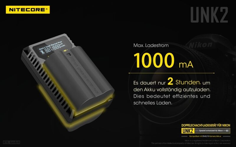 Nitecore UNK2 - für Nikon Cameras