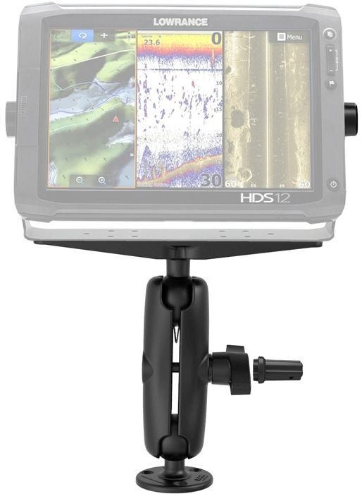 RAM Mounts Marine Aufbau-Set mit Pin-Lock Sicherung für Gimbal-Halterungen - mit runder Basisplatte (AMPS), 2x Pin-Lock Sicherung, Pin-Lock Adapter, D