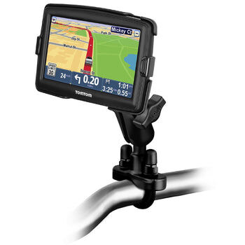 RAM Mounts Lenker-Halterung TomTom XXL - B-Kugel (1 Zoll), Rohr-Klemme, mittlerer Verbindungsarm