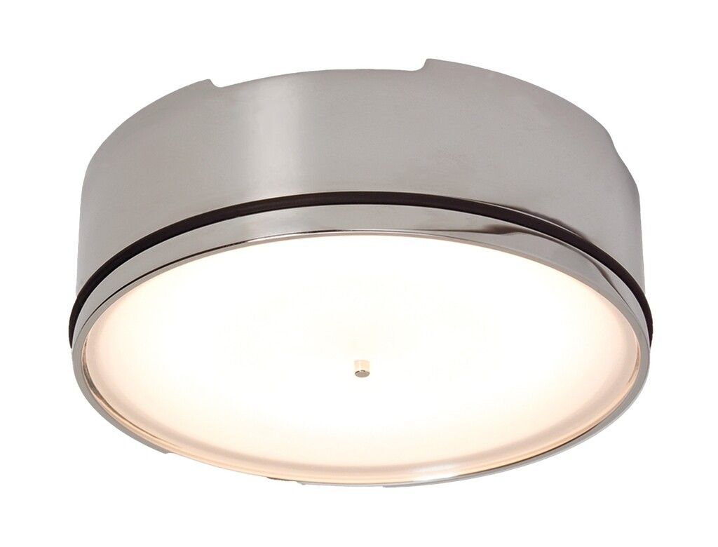 LED-Anbauleuchte D2-2 Master, chrom-matt, warmweiß, 10-30V DC, max. 9 W, mit Dimmer