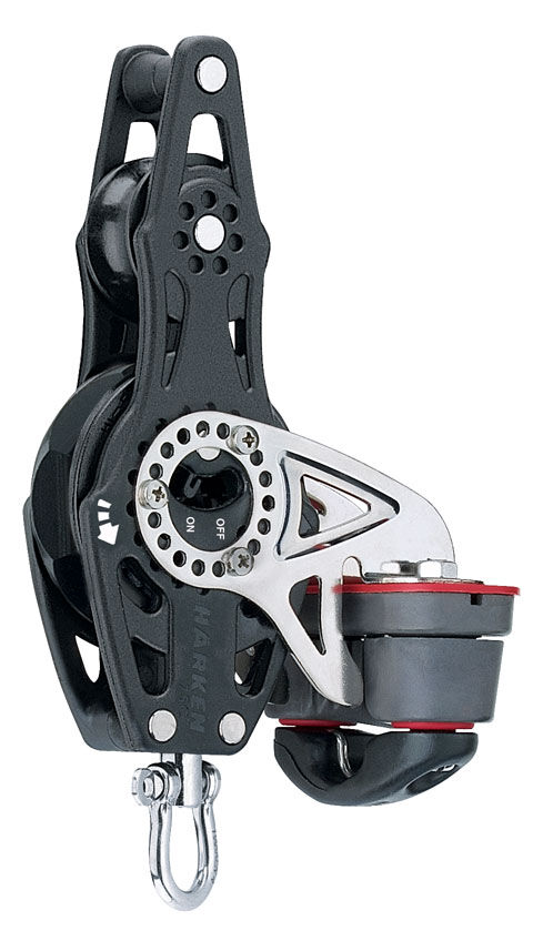 Harken 75mm Carbo Fiddle Ratchet w/Becket and 150 Cam (2697)