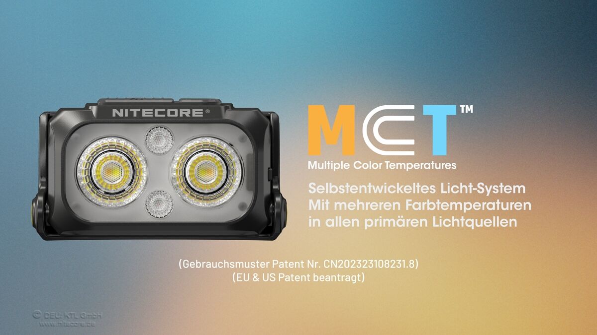 Nitecore NU25 MCT UL - 400 Lumen