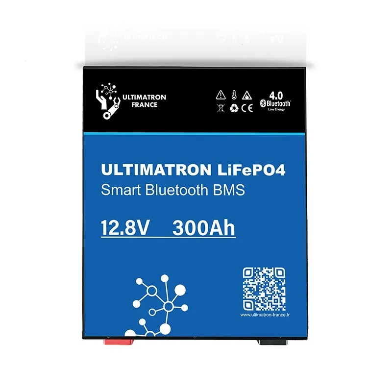 Ultimatron Lithium Batterie LiFePO4 12.8V 300Ah Smart BMS mit Bluetooth