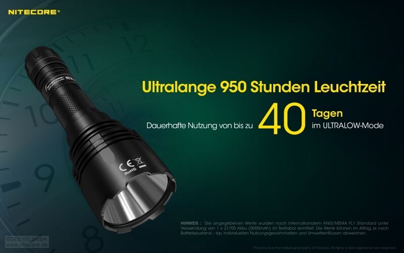 Nitecore NEW P30 inkl. NL2150R