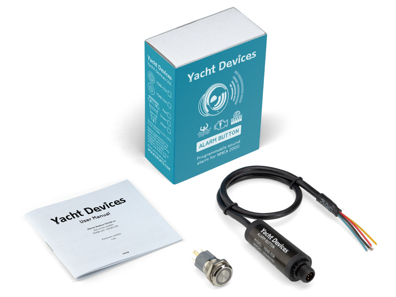 Yacht Devices Alarmknopf YDAB-01 Verpackung