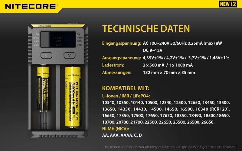 Nitecore NEW i2