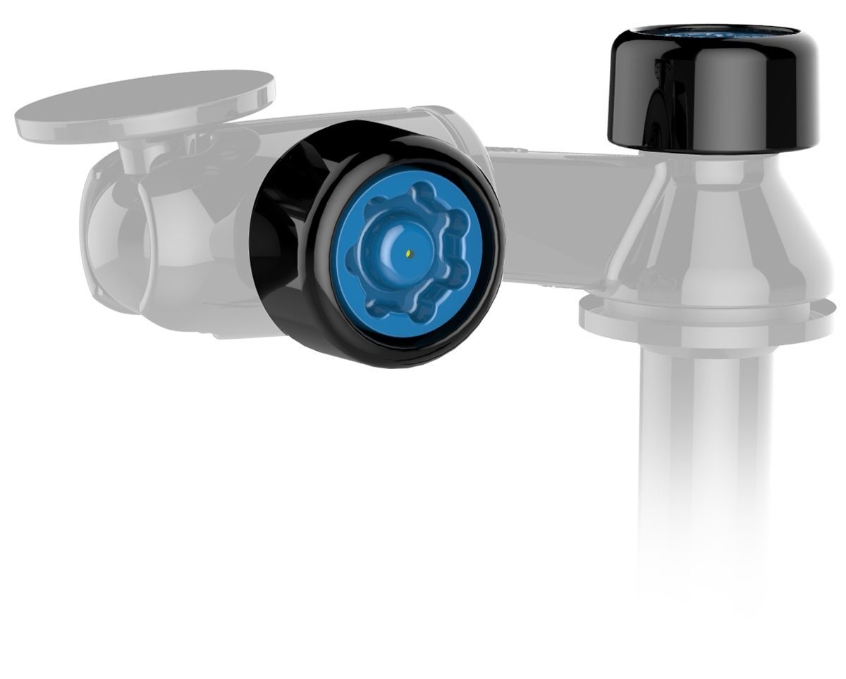 RAM Mounts Pin-Lock Set für Schwenkarm mit Armanbindung (C-Kugel) - 2er-Set, inkl. Adapter zum Öffnen/Schließen, im Polybeutel